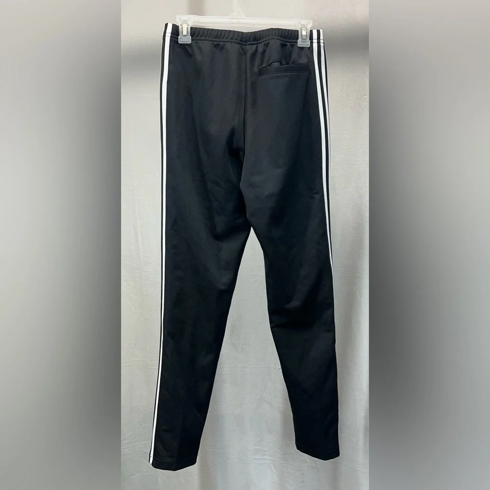 Adidas Men's‎ Black Joggers with White Stripes Small